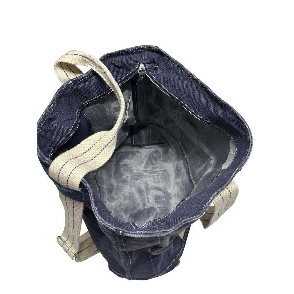 Pottery Barn Kids navy blue cooler Convertible tote Backpack Beach Bag / Fair - Picture 8 of 9